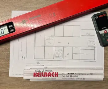 Installationsplan nach Aufmaß